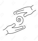 47445935-flowing-healing-energy-between-two-hands-black-linear-icon-on-white-background-flat-design